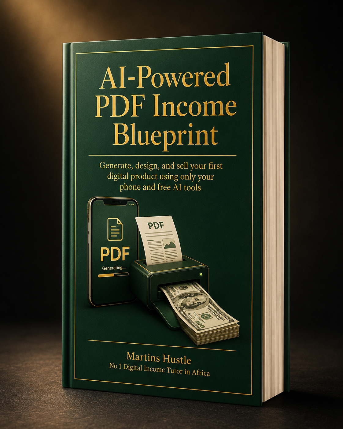 AI-Powered PDF Income Blueprint cover