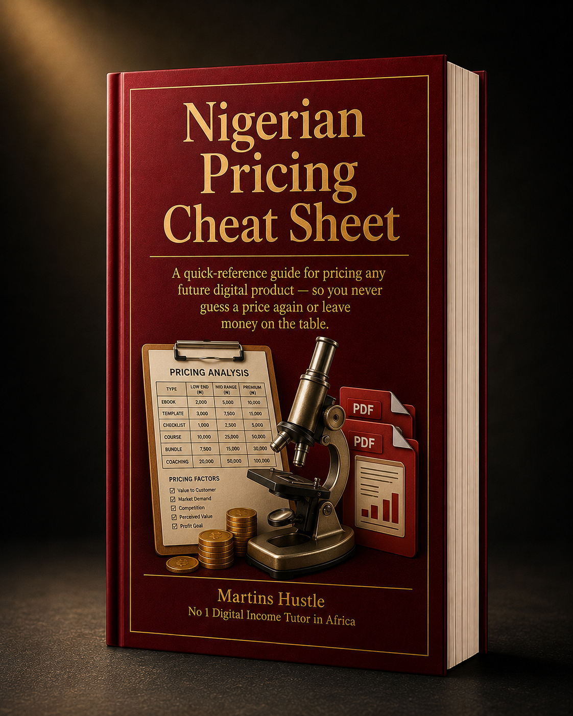Nigerian Pricing Cheat Sheet cover
